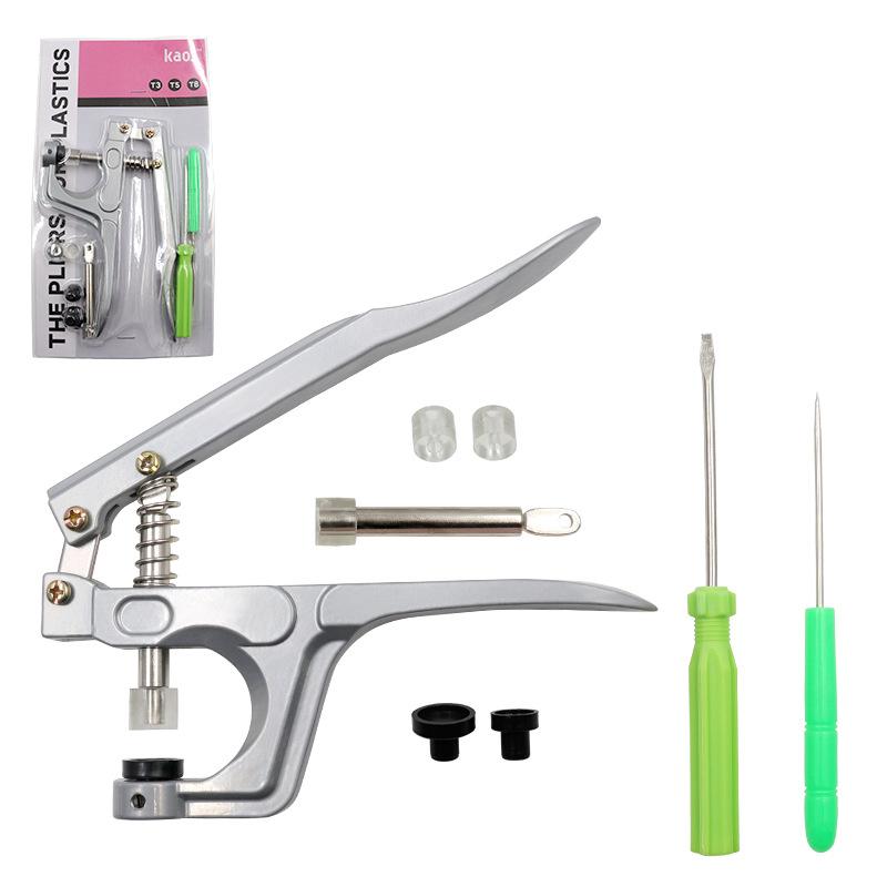 Metal Snap Button With Plier Tool Sewing Button Thickened Snap Fastener Kit DIY Craft for Installing Sewing Clothes