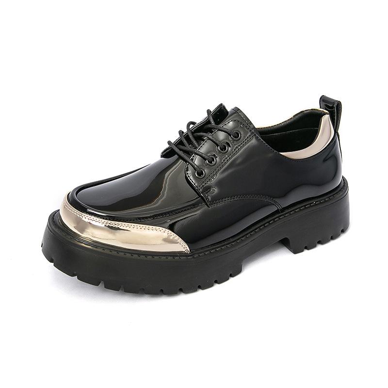 22 New Leather Shoes Business Dress Casual Breathable Suit Shoes High Sense Wedding Derby Shoes Gentleman
