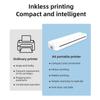 A4 Portable Thermal Printer Inkless Bluetooth-Compatible Min Portable A4 Label Maker Document Printing Maker for Smartphone & PC