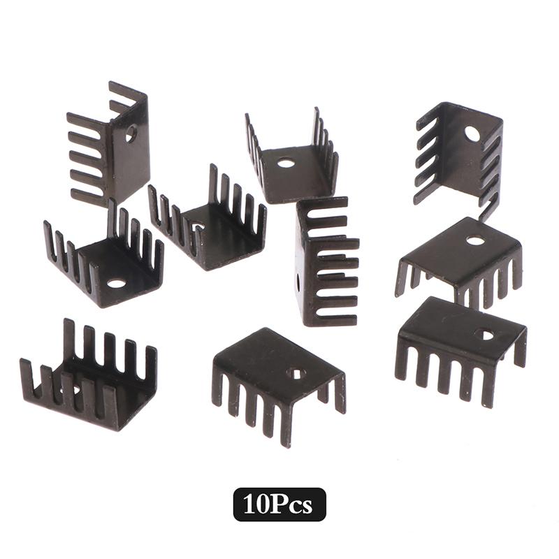 

10Pcs To-220 Aluminum Profile 7805 Heatsink 781 Radiator Heat Sink 19*15*10Mm Aluminum Alloy Profile Cooler