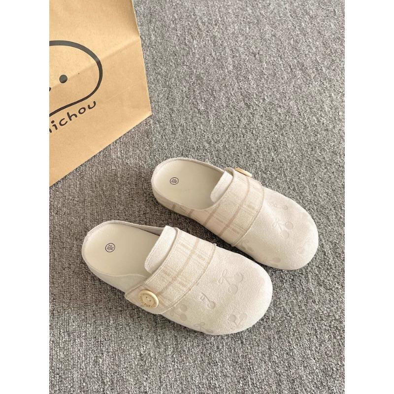 

Босоножки Баотоу женские новые шлепанцы женская обувь для улицы летние универсальные нишевые 40 хаки