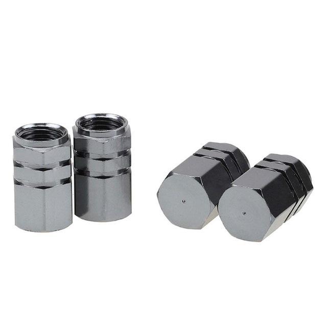 

4 шт. цветной алюминиевый сплав колпачок вентиля шины автомобильные шестигранные колпачки вентиля колеса авто декоративные аксессуары