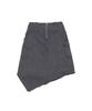 No Extra Touch Dyed Snap Stud Midi Skirt (Charcoal) / 26Smsk001Ch