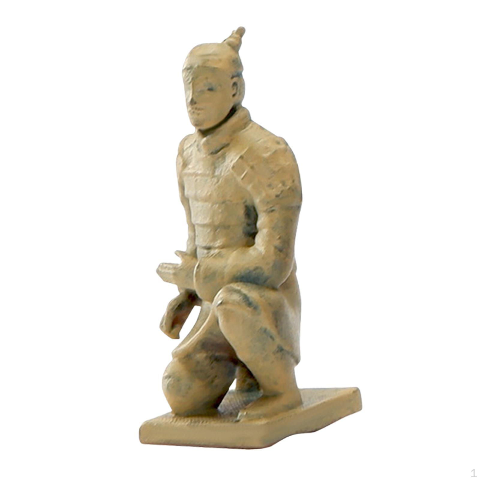 

1/64 China Qin Figure Mini Resin Craft Dollhouse Diorama Landscaping Ornament pottery