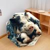 1 PC Automatic Folding Umbrella - Cute Pig Pattern, Portable & Foldable Design with 8 Ribs, Christmas Birthday Gifts