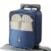 Large Capacity Travel Shoe Organizer Bag - Hanging Shoe Storage with Multiple Compartments, Heavy-Duty Polyester Hanging Organizer for Suitcase