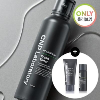 Homme Lab Fresh Toner 120ml Sonder-Set (+ 31ml Lotion & 50ml Reinigungsschaum)