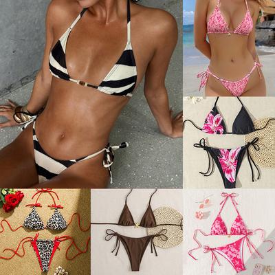New Women Lace-up Bikini Swimsuit Premium Swimwear Sexy Beach Suit Summer Fashion