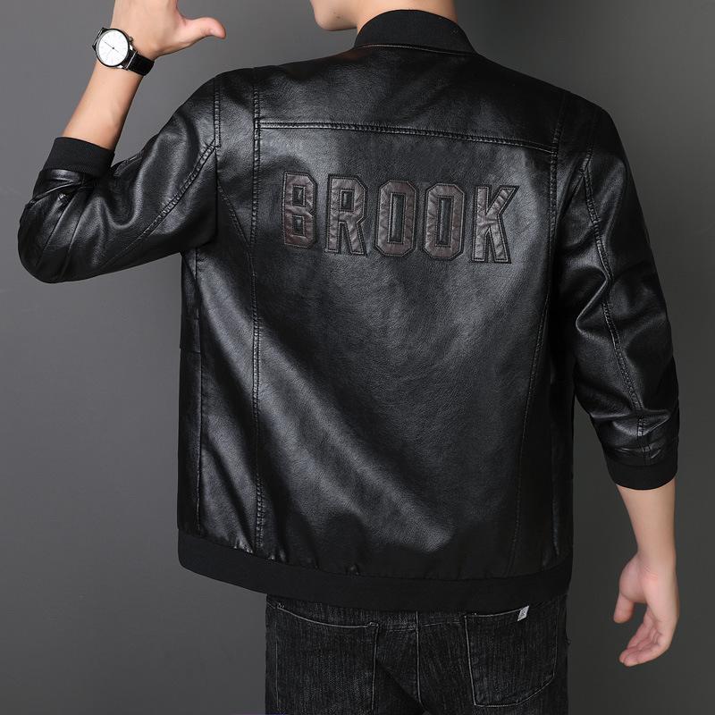 Мужская куртка из искусственной кожи — фото 4