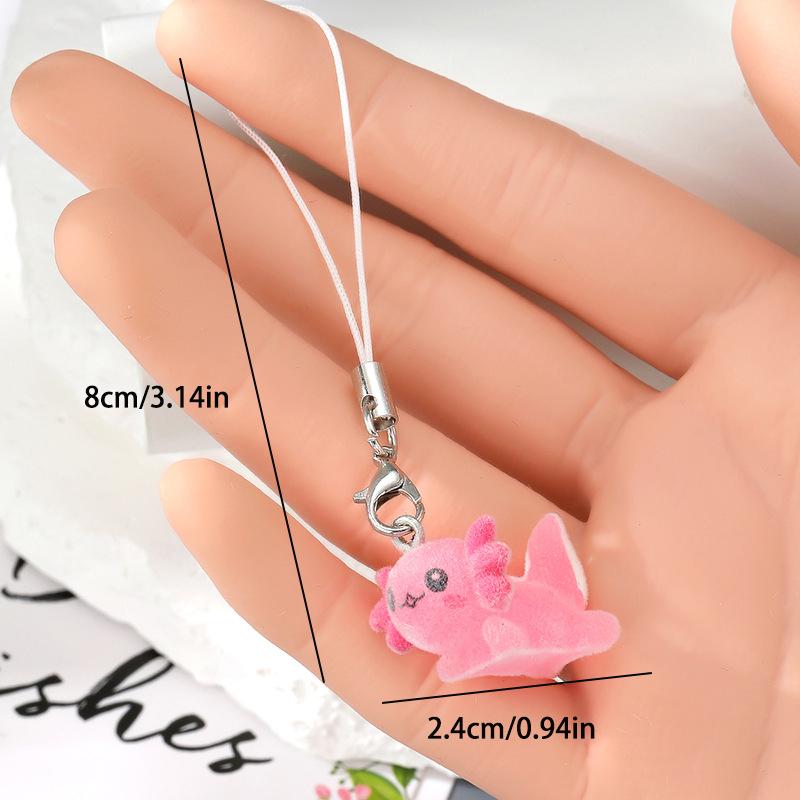 

Кумедні Мультяшні Тварини з Флоку Брелоки для Ключів Телефонний Ремінець Смола Милий Шестикутний Їжак Бегемоти Сумка Чохол для Навушників Підвіска Подарунок для Дівчат