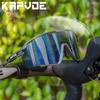 Lunettes de soleil tendance Kapvoe pour hommes Lunettes de cyclisme cool Lunettes de VTT Lunettes de vélo Lunettes de sport pour femmes Patinage de vitesse