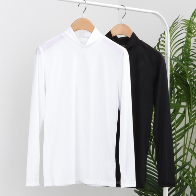 Shop   Women S Golf Wear Half Neck Long Sleeve Tee White Sh wSh 101