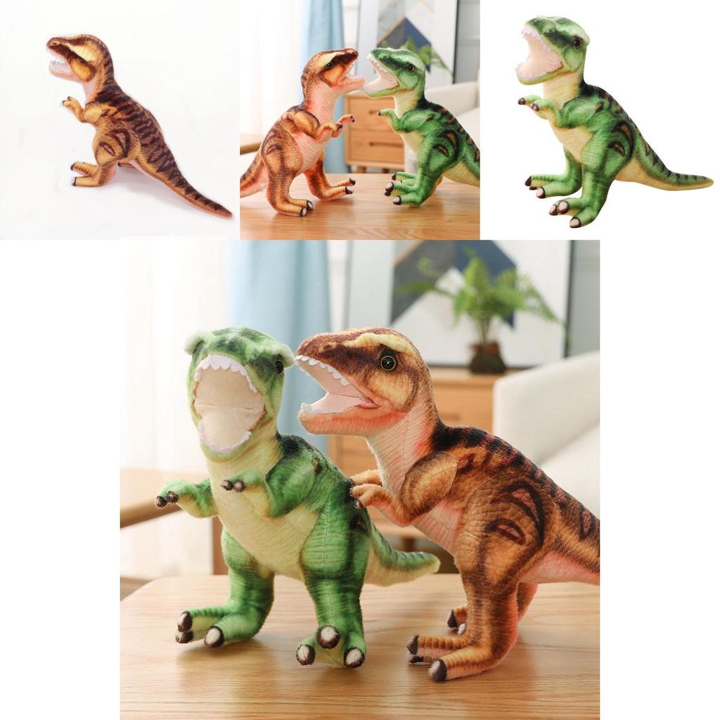 Realistic Jurassic T-rex Plush Dinosaur Toy Soft Cuddly Stuffed Animal For Kids