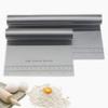 Stainless Steel Dough Cutter and Scraper with Scale for Baking and Noodles