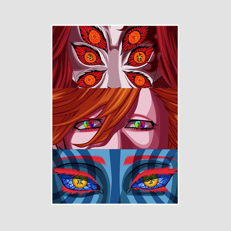 Japanese Comic Movie Demon Slayer Mugen Train Anime Posters Kimetsu No Yaiba White Paper Poster Art Painting Wall Decoration Mural Home Decor