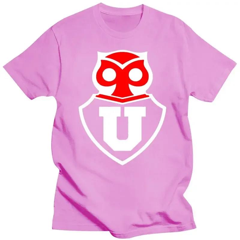 Universidad De Chile Santiago Futbol Soccerite Camiseta T Shirt La U Classic Cotton Men Round Collar Mens Clothing Man Clothing