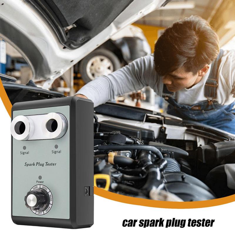 

Spark Plug & Ignition Tools Plug Analyzer Plug Tester With Double Plug Precision Compact Spark Tester For Family Cars SUVs чёрный