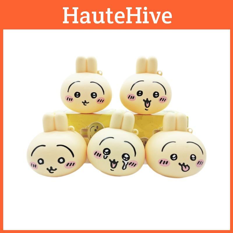 Emoticon Chiikawa Usagi Keychain Cartoon Pendant Action Figure Model Decoration