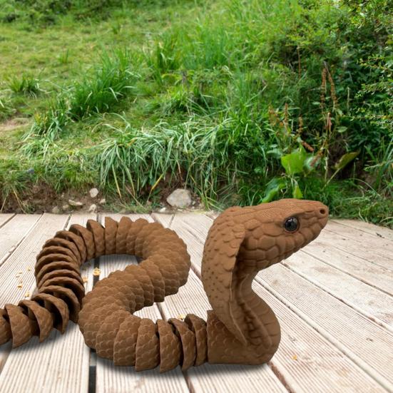 

Змея Орнамент Смелый Дизайн Змея 3D Печать Фигурка Драматичная Статуэтка Змеи Взрослый Снятие Стресса Непоседа Игрушка