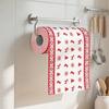 Disposable Christmas Kitchen Paper Thick Three-Layer Wet Dry Dual-Use Household Roll Paper Christmas Paper Towels