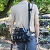 Midjeveske Fiskeutstyr Organizer Stor Kapasitet Dobbeltlagsdesign Vanntett Crossbody Brystveske med Stangholder