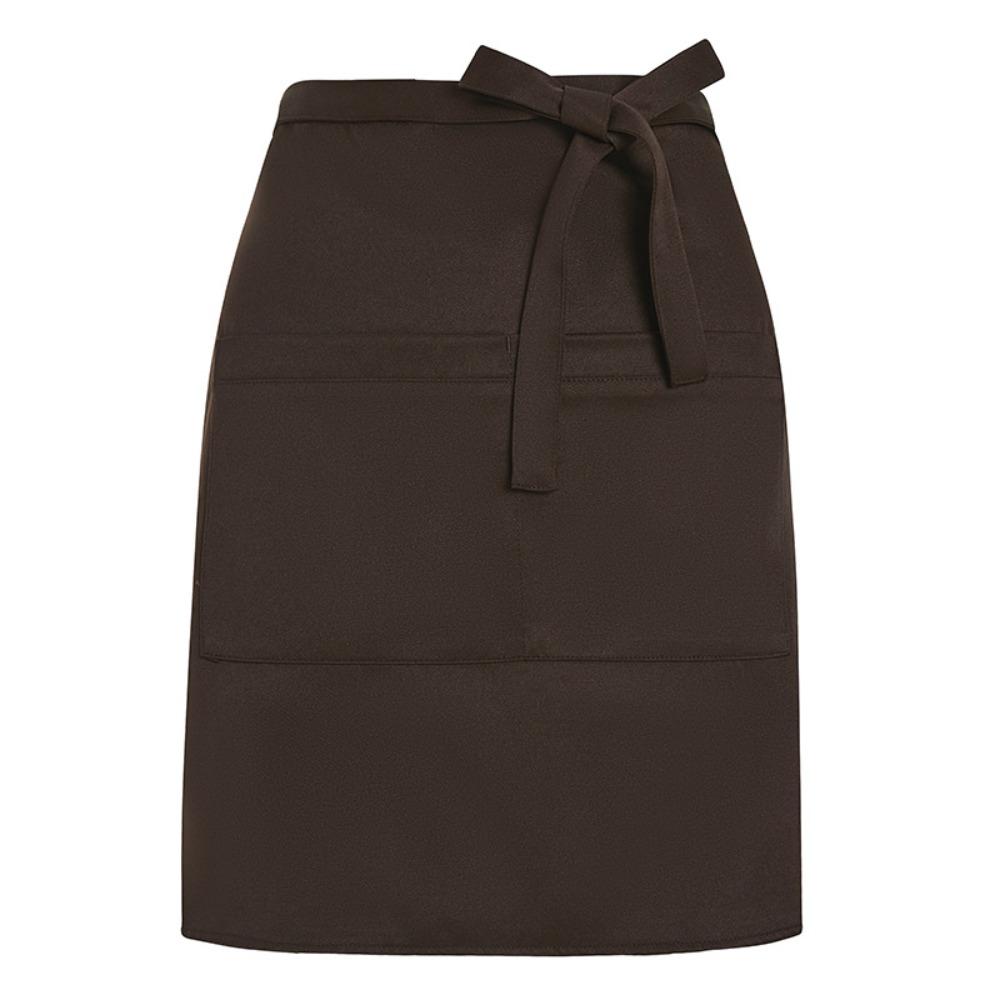 Dacron Chef Apron Solid Color Half-length Short Apron High Quality Waiter's Half-length Apron