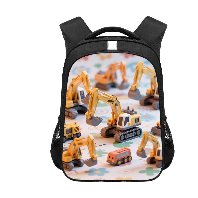 

25 Excavator Children S Backpack Student Ridge Backpack Fashion Kindergarten Large Capacity School Bag