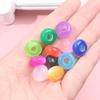 8/16/32pcs resin material circular European style large hole bead jewelry making decorative bead bracelet large hole spacer bead