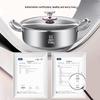 32cm Multifunctional 304 Stainless Steel Divided Hot Pot
