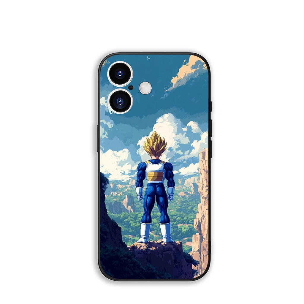 Phone Cover Vegeta Dragon Gokus Ball Wallpaper for Apple iPhone 16 15 14 Plus 13 12 Mini 17 Pro Max + ProMax 16E Air 15+ Case