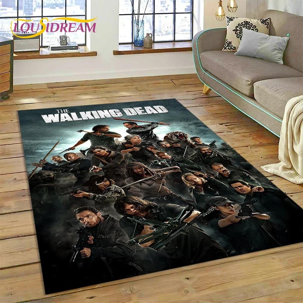 

3D The Walking Dead Lincoln TWD TV Carpet Rug for Bedroom Living Room Home Sofa Decoration,Children Game Large Decor Floor Mat 40x60cm( 15x23in )