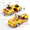 Ferrari 250 GTO 1962 Classic Supercar Simulation Diecast & Toy Vehicles Sounds & Light Pull Back Car 1:32 Alloy Model Birthday Gifts