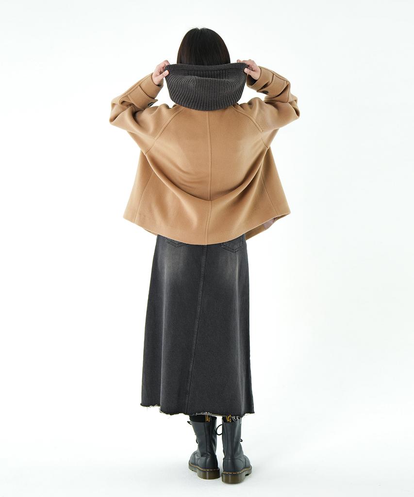 Jenyujeu Mod Midnight Denim Skirt - Dark Gray