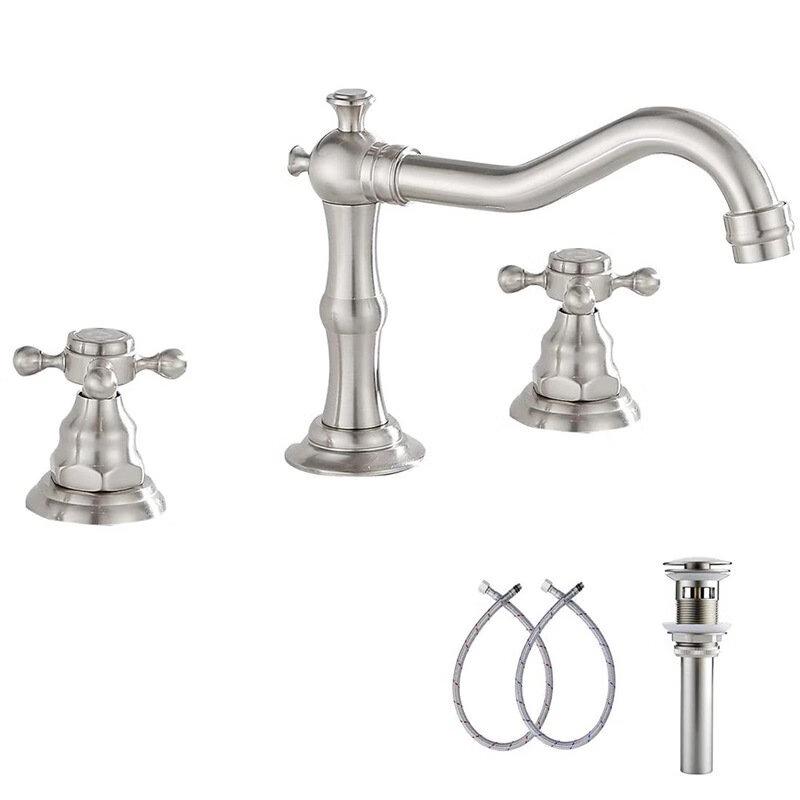 MDNG French Retro Basin Faucet 3-Piece Set