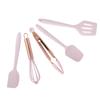 5pcs Silicone Kitchen Utensil Set Silicone Spatula Scraper Egg Beater Cooking Tools Kitchenware