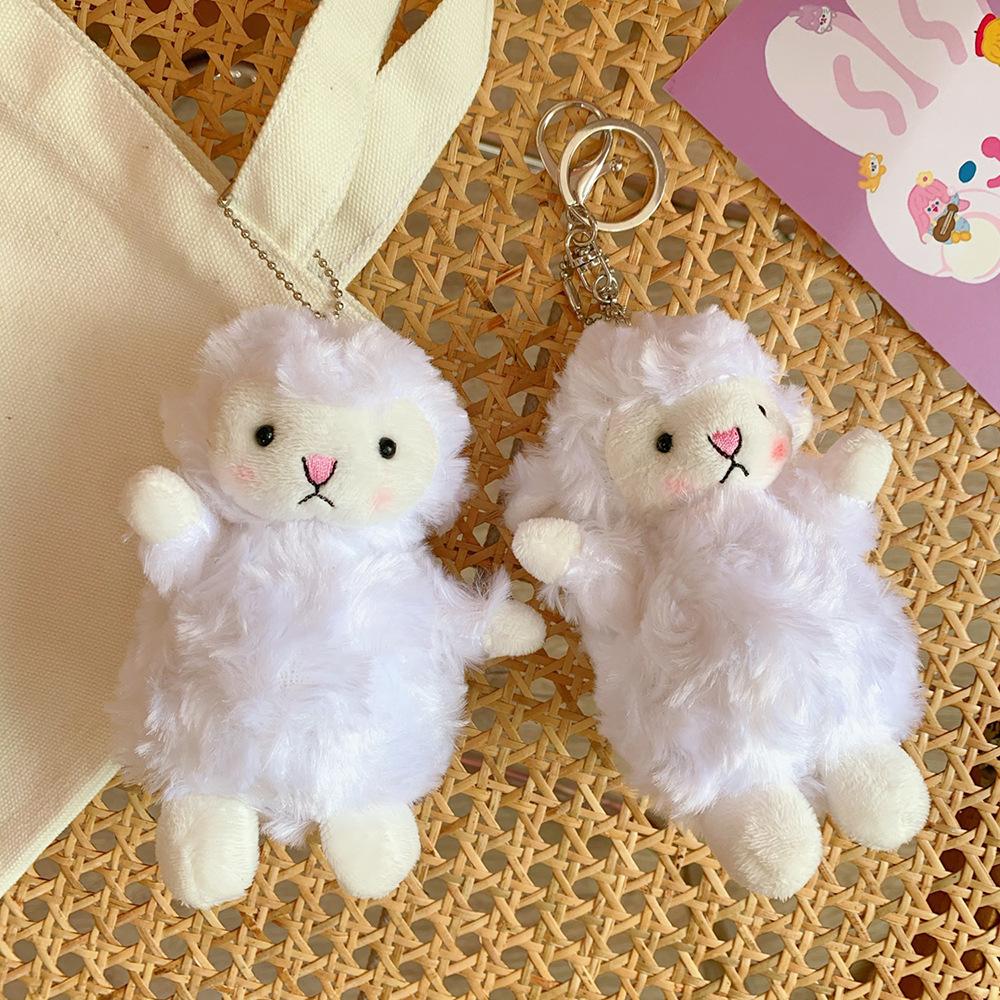 Pendant Plush Doll Lamb Doll Bag Pendant Accessory Keychain Girl