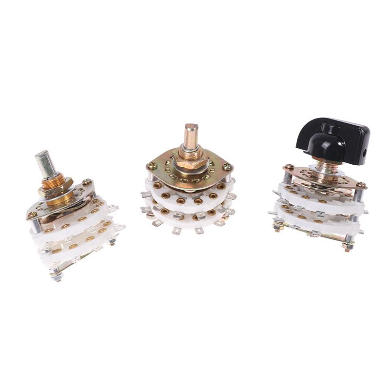 Kcz 2 Pole 6/7/8/9/10/11 4 Pole 3/5 Position With Channel Rotary Switch Selector With Cap Rotary Switch Selector