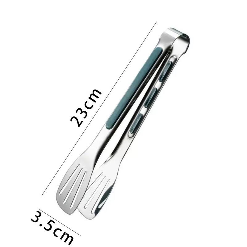 Anti-scald Green Handle Kitchen Tongs