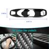 Black Real Hard Carbon Fiber Gear Shift Control Cover For Corvette C8 2020-2023
