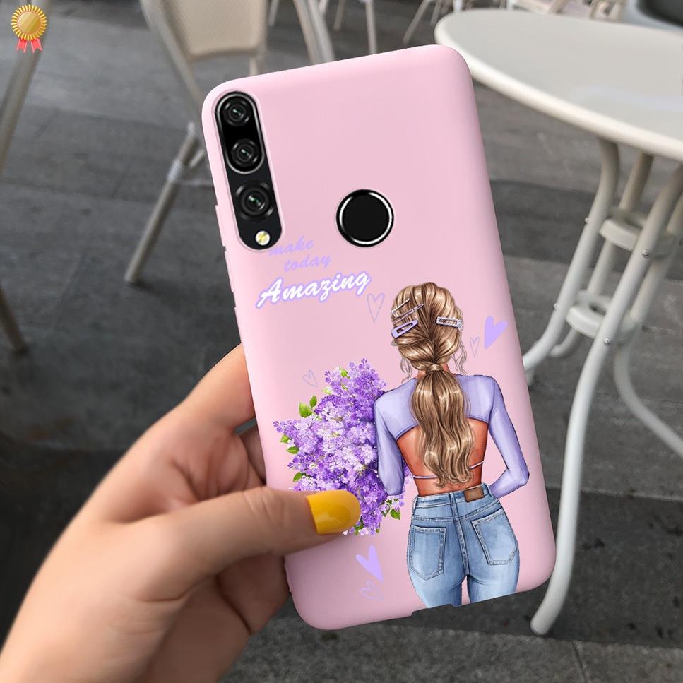 For Honor 9X Pro RU Case Cute Cartoon Cool Black Pink Silicone Back Cover For Huawei Honor9X Honor 9X Pro 9XPro 4G Phone Case