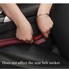 Left Side Car Console Side Seat Gap Crevice Filler Organizer Black w/Cup Holder