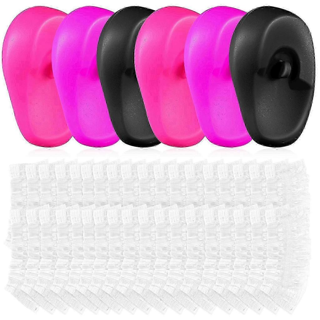 206pcs Hair Dye Ear Covers Disposable Ear Covers Ear Protectors Shower Ear Covers