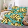 1pc Banana Pattern Blanket Warm, Cozy, And Soft, Suitable for Sofas, Beds, Cars, And Office Use.Perfect for Camping And Travel, Making It a Great Gift