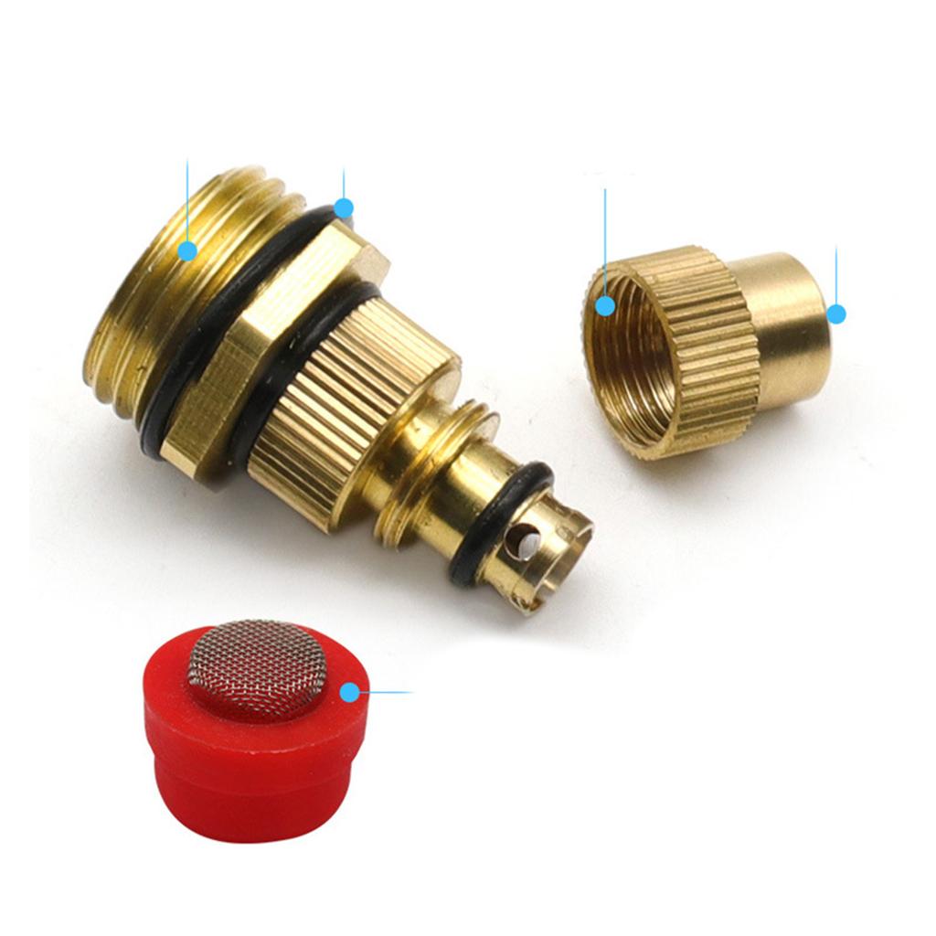 Adjustable Garden Watering Sprinkler Irrigation Brass Atomization Low Pressure Atomizing 4 Point Spray Head with Filter
