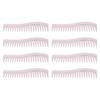 8pcs Wide Tooth Comb ABS Hair Detangling Comb Portable Compact No Handle Shampoo Styling Comb for Ho