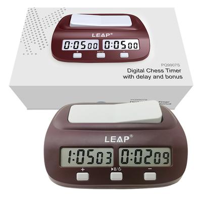 Orologio da scacchi digitale professionale, timer per il conto alla rovescia con allarme, bonus di gioco da tavolo elettronico