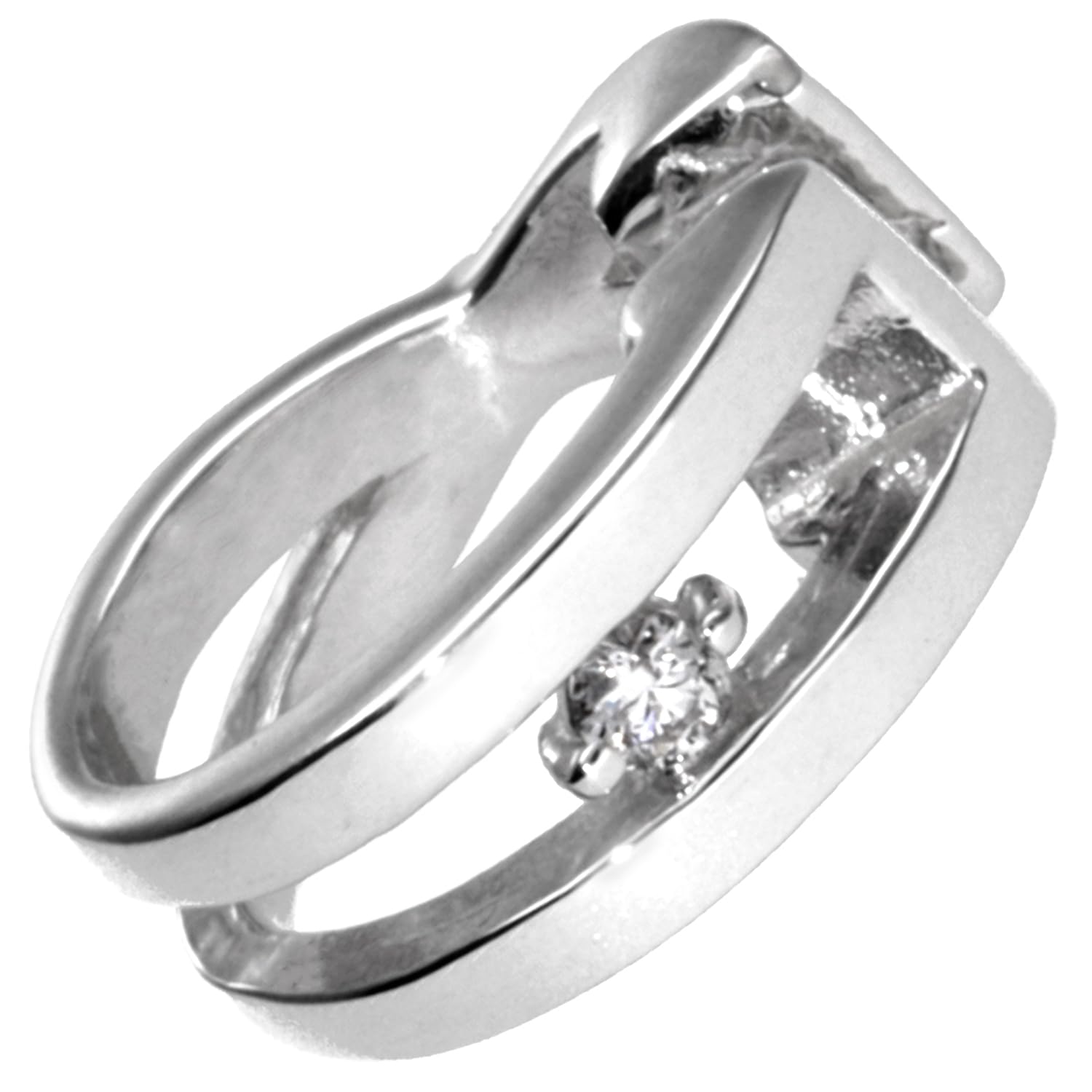 

Shinjuku Gin no Kura Diamond Ear Cuff, Silver 925, Single Earring, Men s Diamond Ear Cuff, Non-Pierced Earring