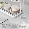 Drain Tray Water Cup Storage Box Carbon Steel Drain Cup Rack Hot Sale Tea Cup Storage Rack  Desktop