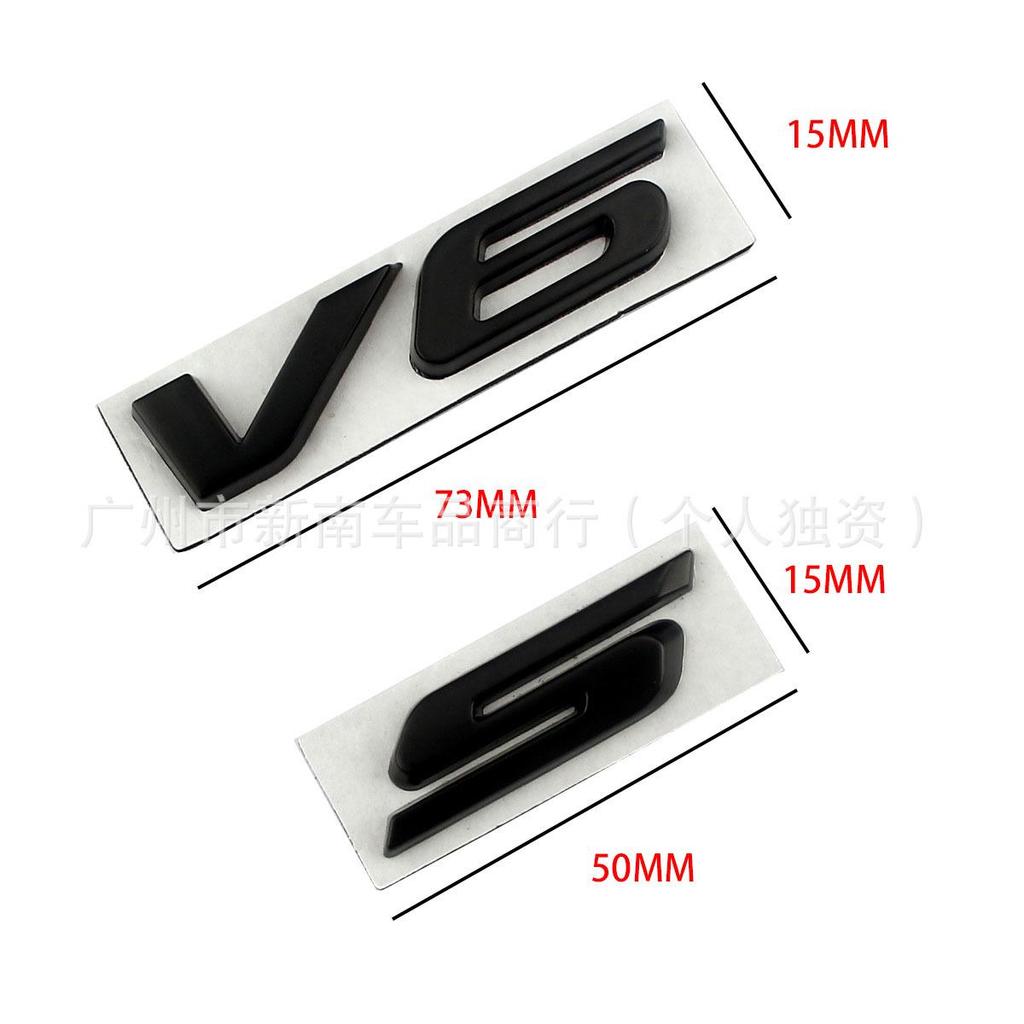 Anwendbar für Ford Explorer, Mondeo, Edge Sport S, V6 Heckemblem ABS Autoaufkleber