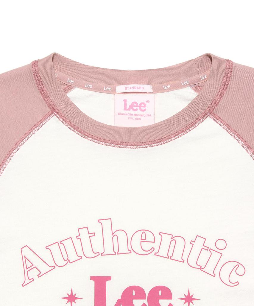 LEE Women'S Raglan Long Sleeve T-Shirt Pink